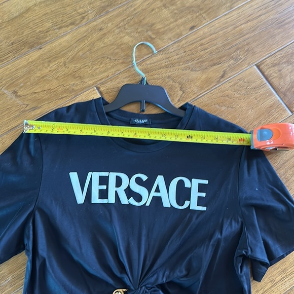 Auth Versace Black T-Shirt - Picture 7 of 8